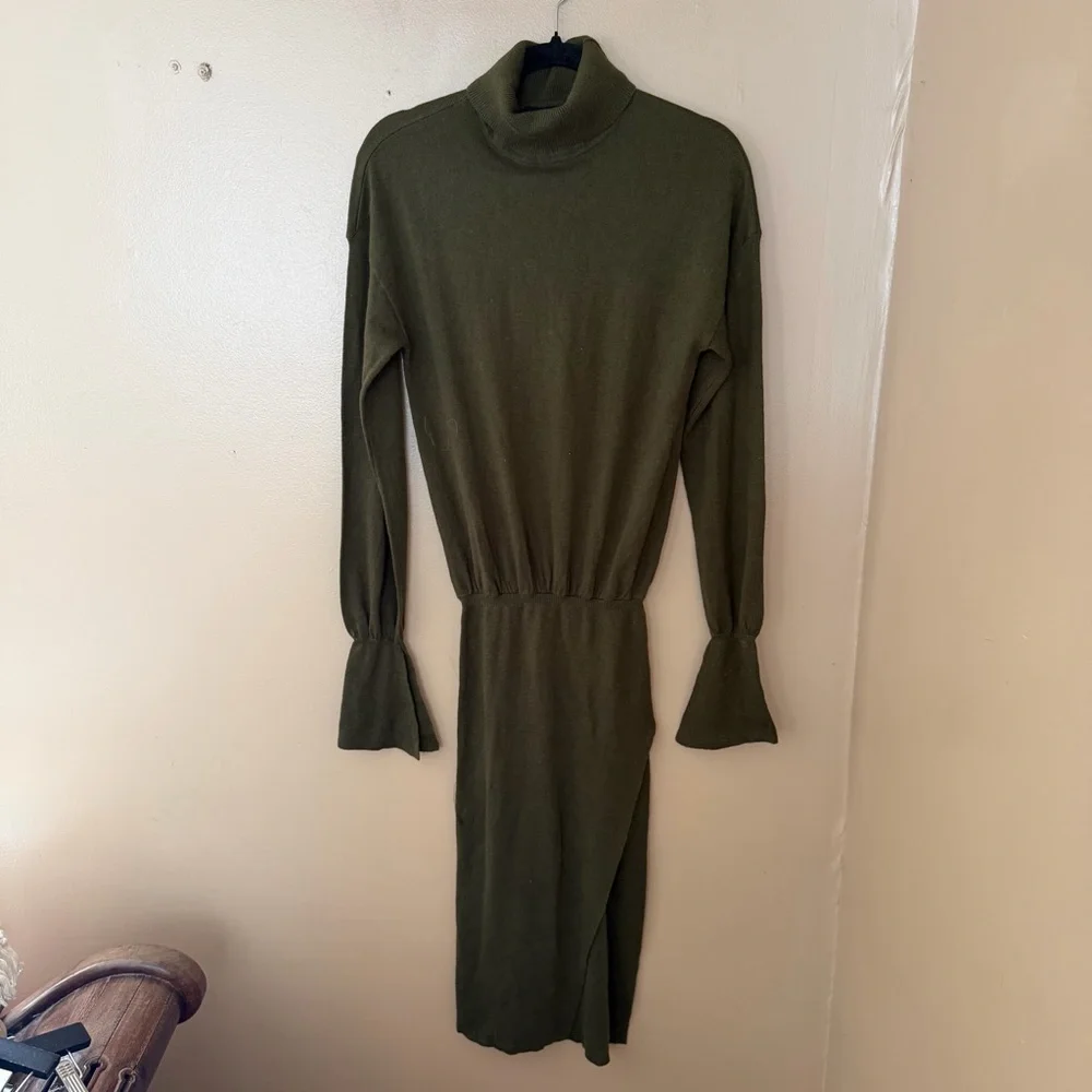 SER.O.YA Diana Dress Fort Greene sweater knit slit seroya Retrofete Revolve S - Picture 11 of 11